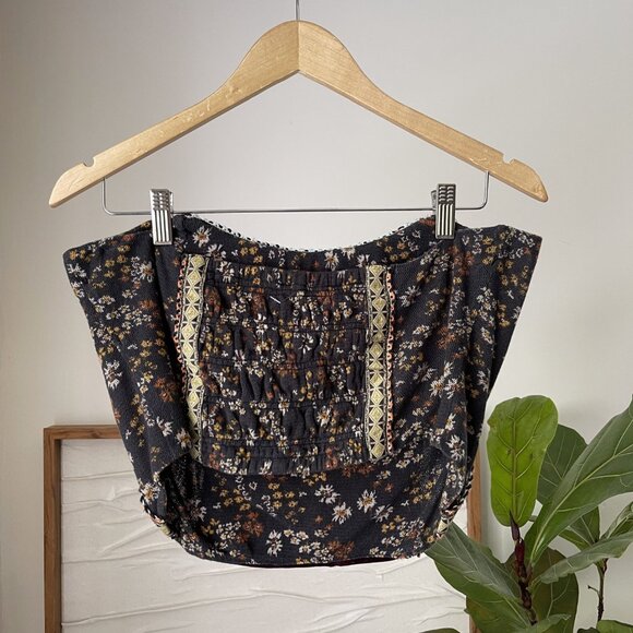 Women's FREE PEOPLE Eleni Embroidered Tube Top Size XL - Picture 4 of 4